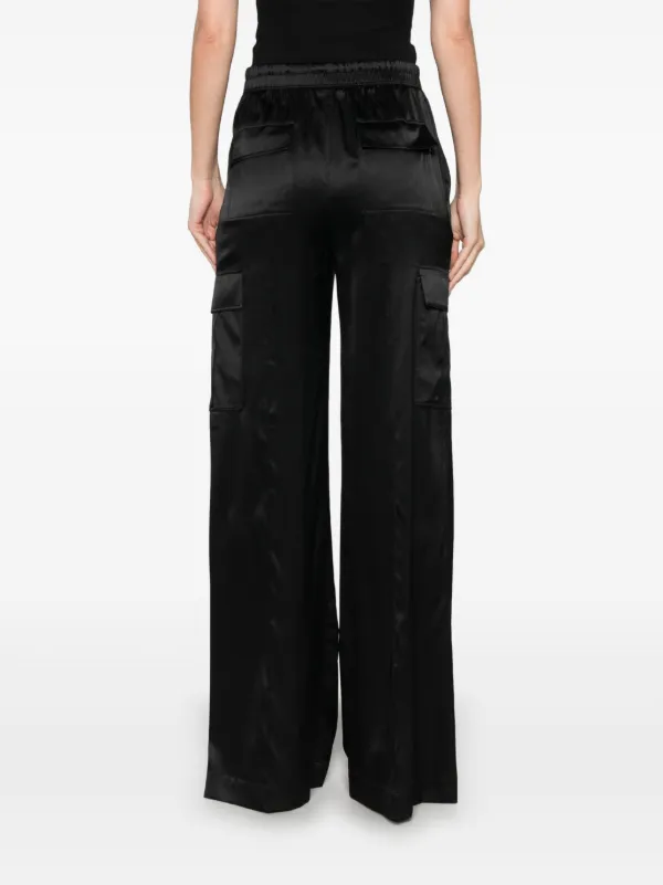TOM FORD Satin Cargo Pants | Black | FARFETCH