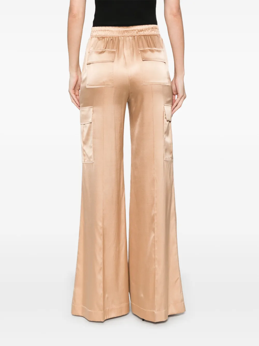 TOM FORD Satijnen cargo broek Beige