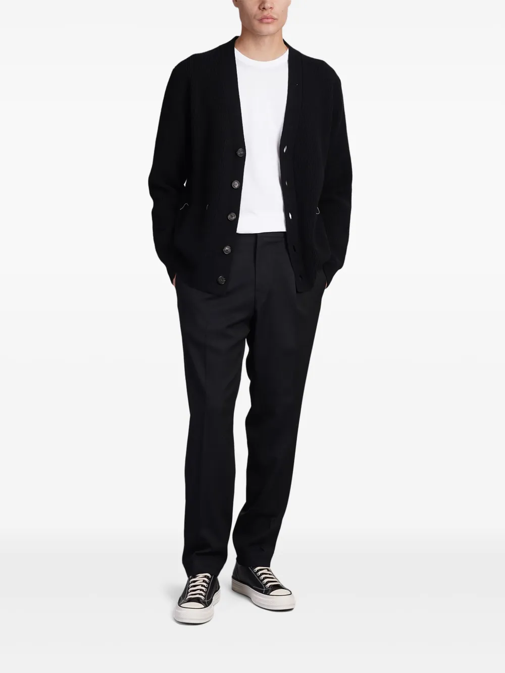 Santaniello Irno straight-leg trousers - Zwart