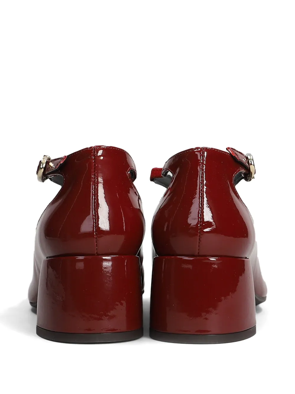 Pedro Miralles 55mm leather pumps Red