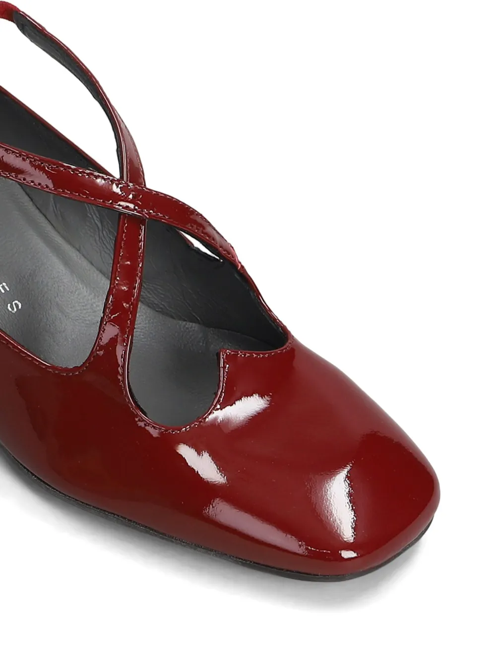 Pedro Miralles 55mm leather pumps Red