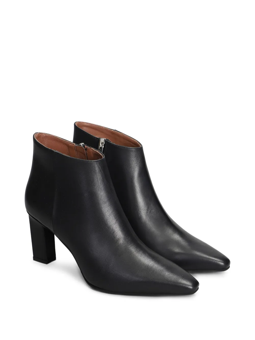 Evaluna leather ankle boots Black