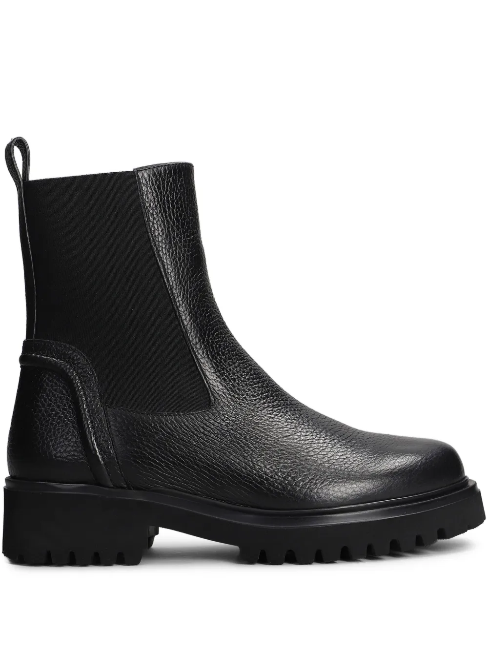Evaluna leather combat boots Black