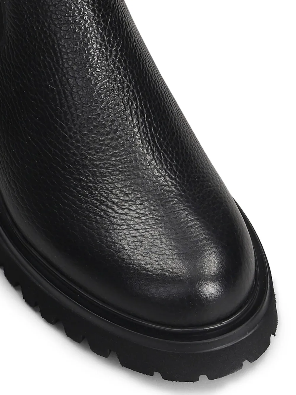 Evaluna leather combat boots Black