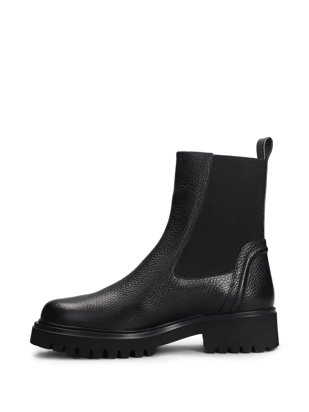 Evaluna leather combat boots Black