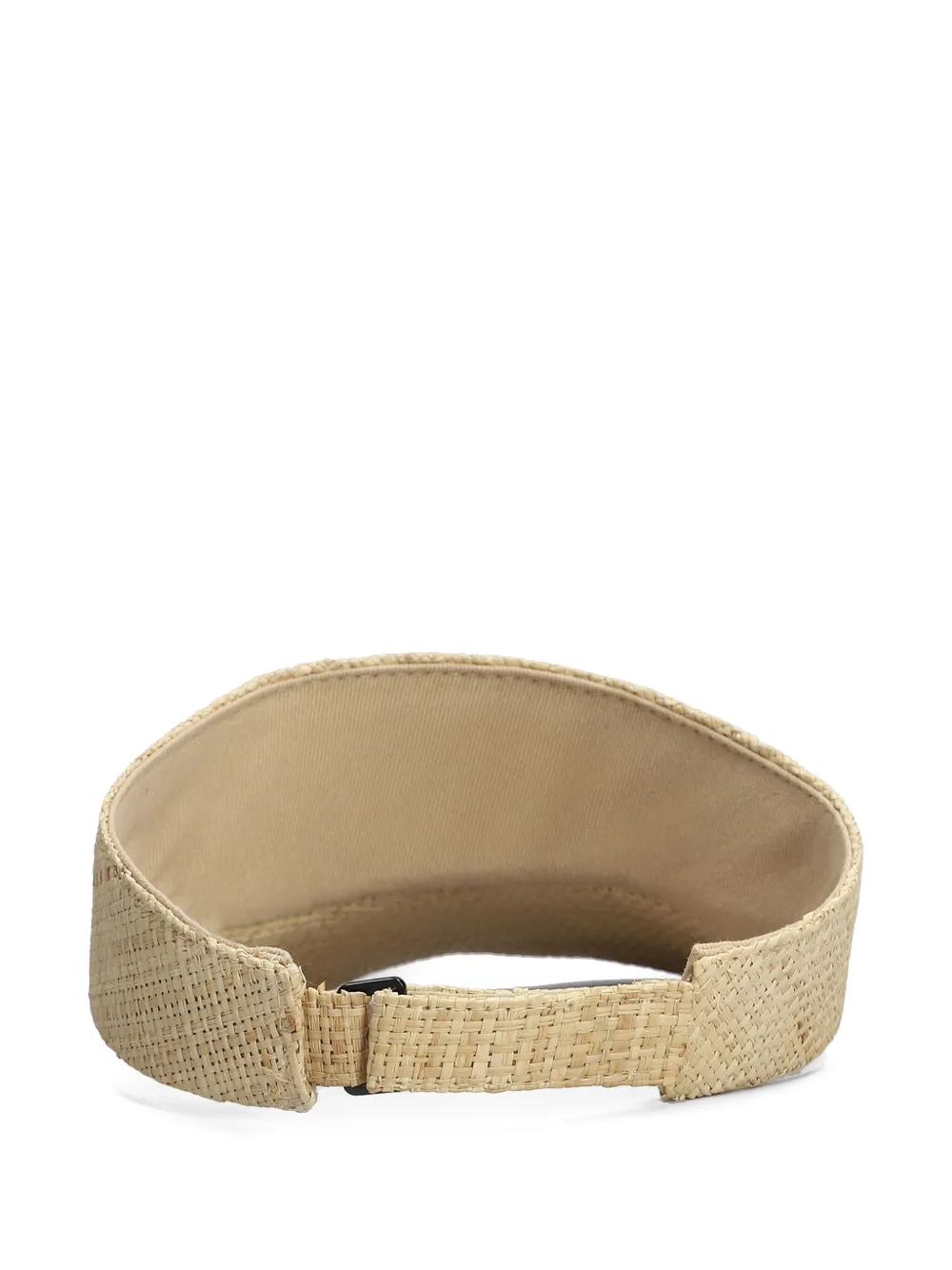 Ruslan Baginskiy Visor Raffia Hat In Multi