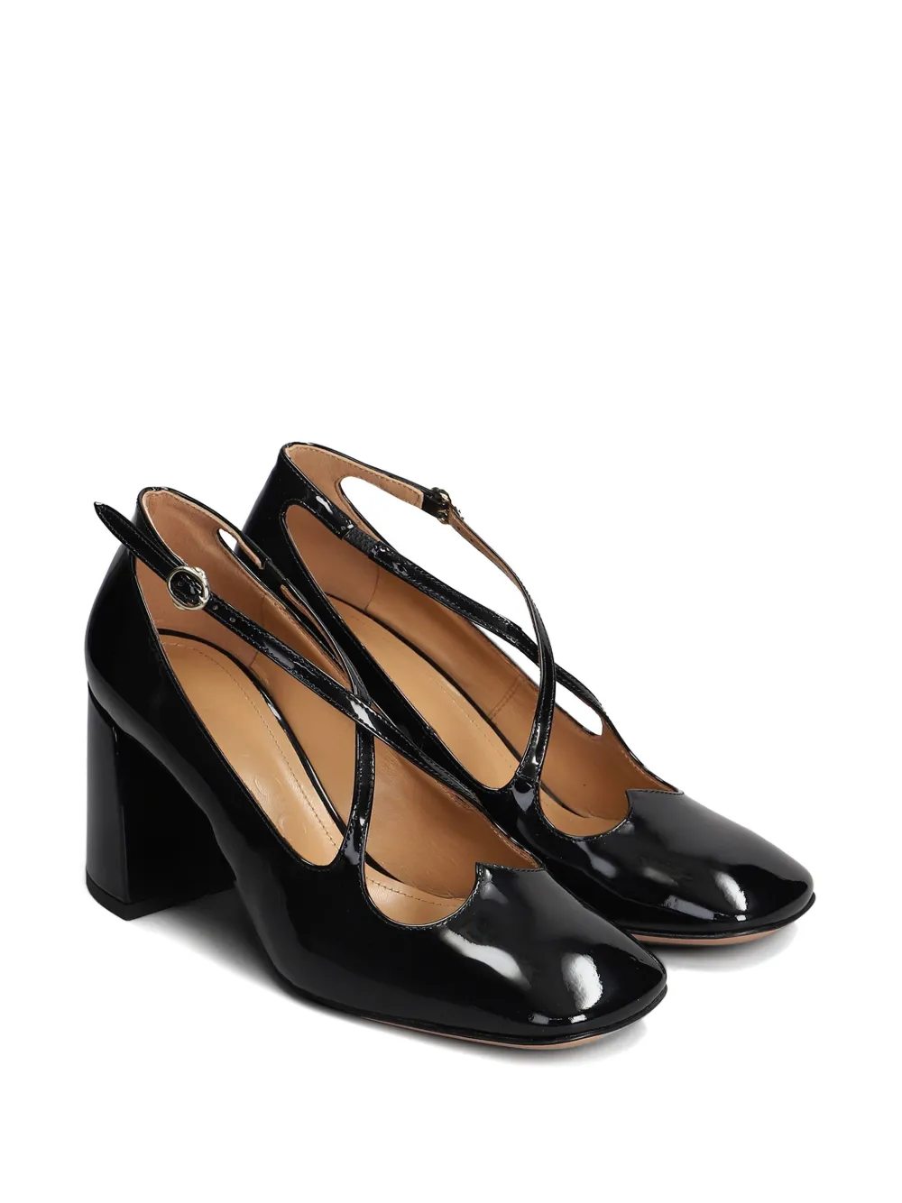 A.Bocca 80mm Two For Love pumps - Zwart