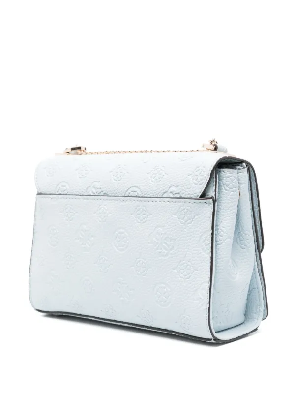 GUESS USA Cresidia Shoulder Bag Blue FARFETCH IN