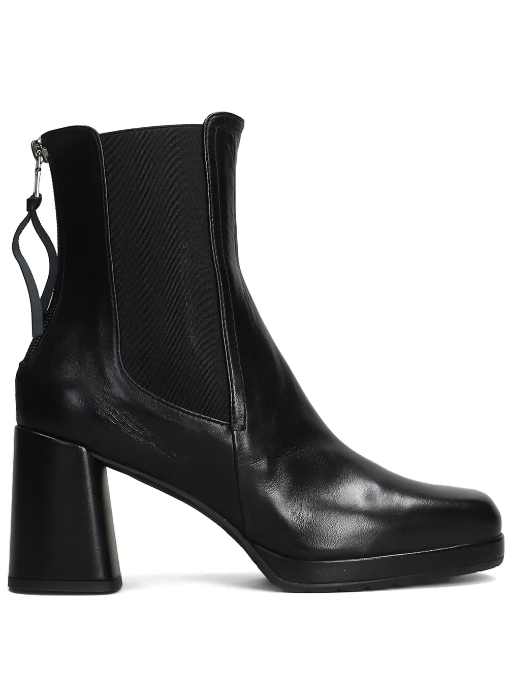 Mara bini 80mm leather boots Black