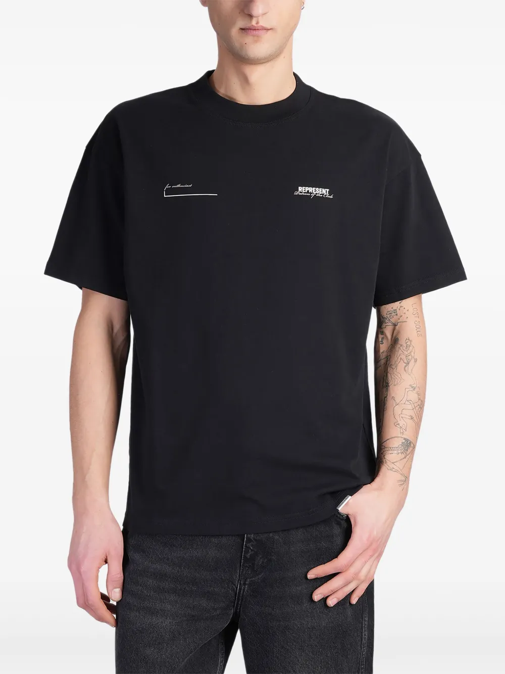 Represent Patron Of The Club T-shirt Zwart