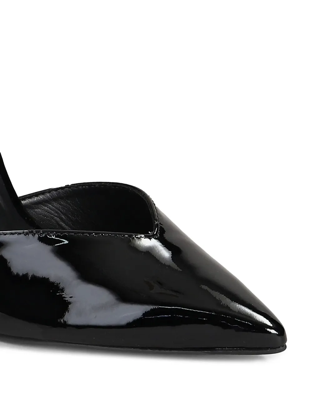 Carrano 115mm Leather Mules In Black