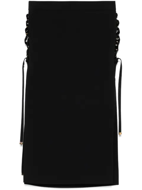 Elisabetta Franchi lace-up skirt