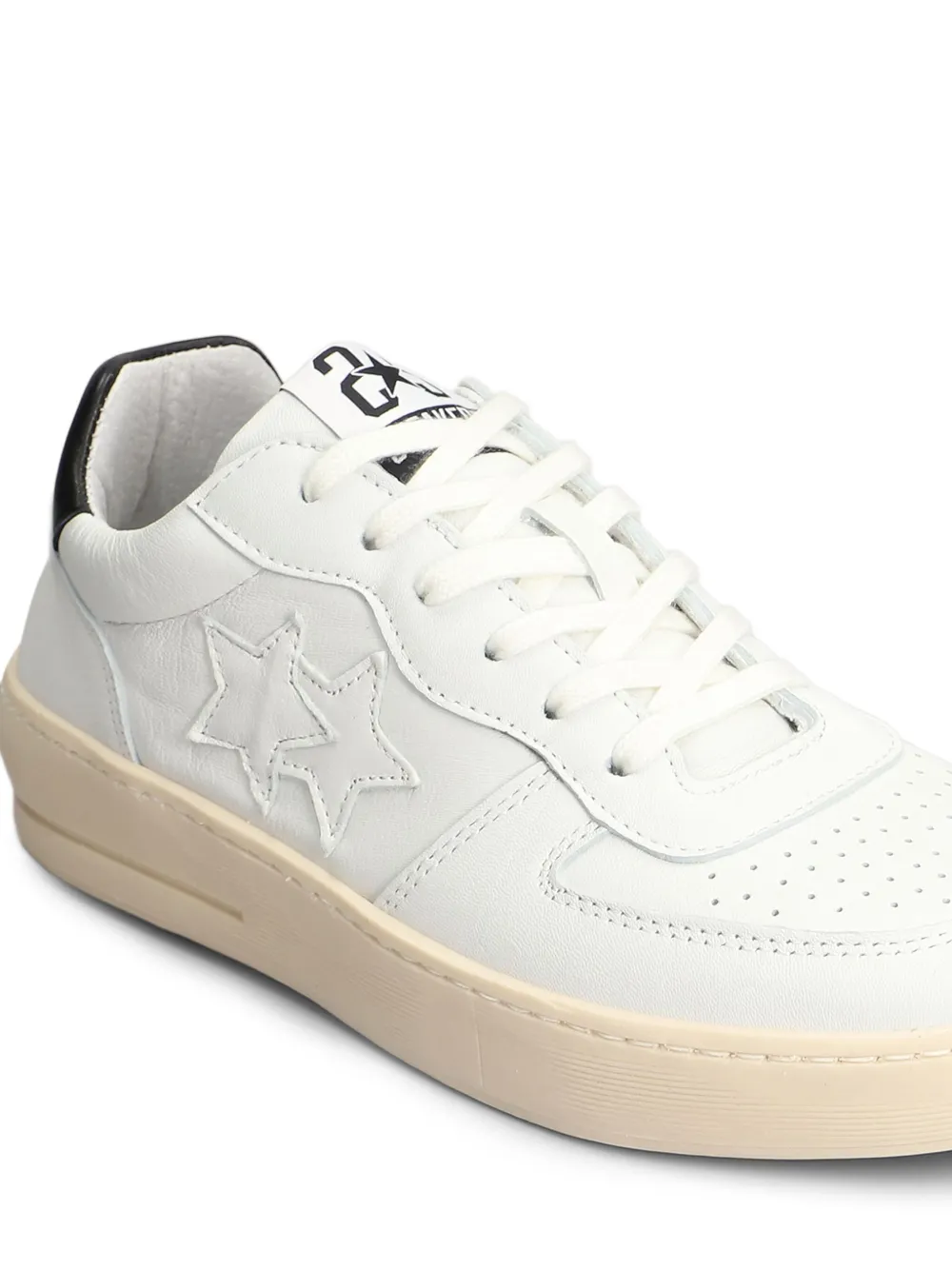 2 Star Star-patch Sneakers In White