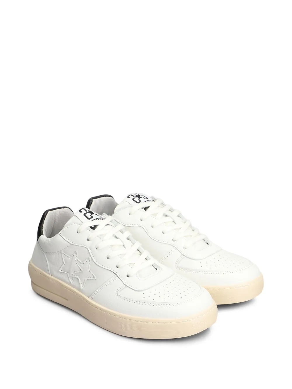 2 Star Star-patch Sneakers In White