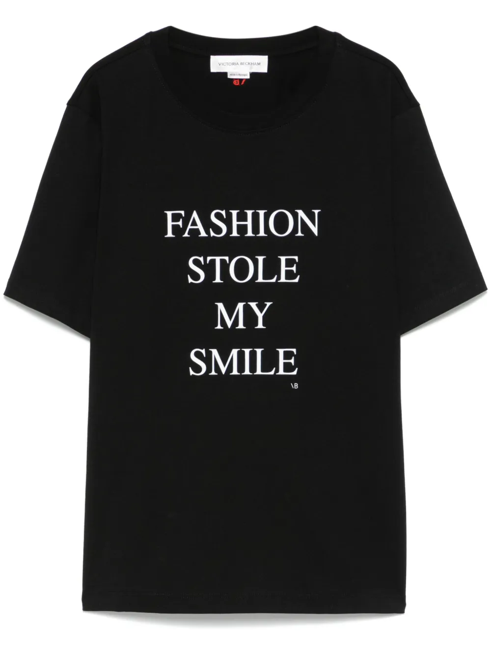 Victoria Beckham スローガン Tシャツ - ブラック Victoria Beckham スローガン Tシャツ - ブラック