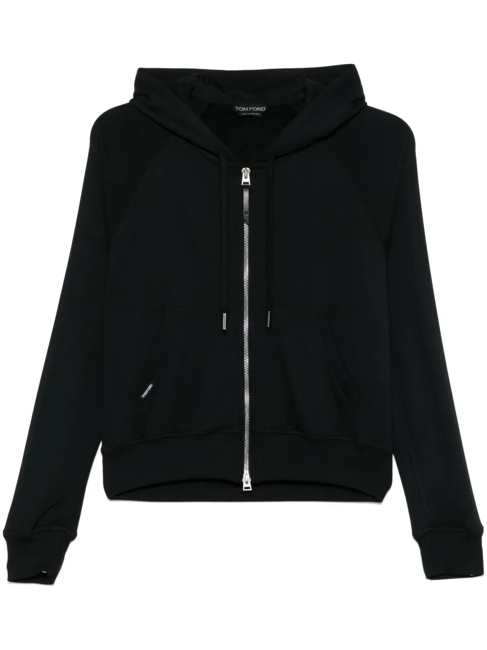 TOM FORD Hoodie met rits Zwart