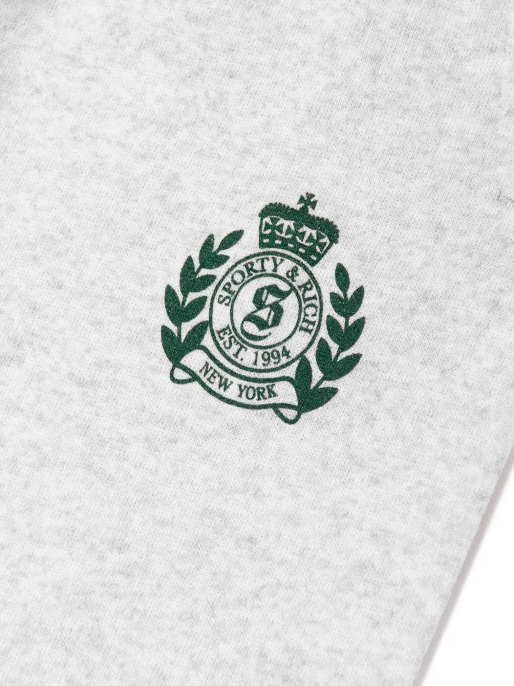 SPORTY & RICH KIDS Trainingsbroek met logoprint Grijs