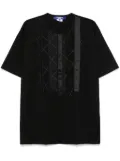Junya Watanabe MAN embroidered-detailed T-shirt - Black