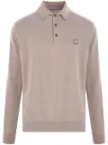 Maison Kitsuné Bold Fox Head polo shirt - Neutrals