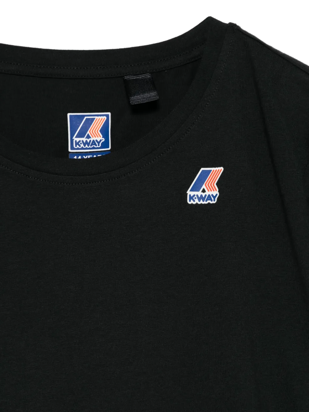 K Way Kids P. Le Vrai 3.0 Edouard T-shirt Zwart