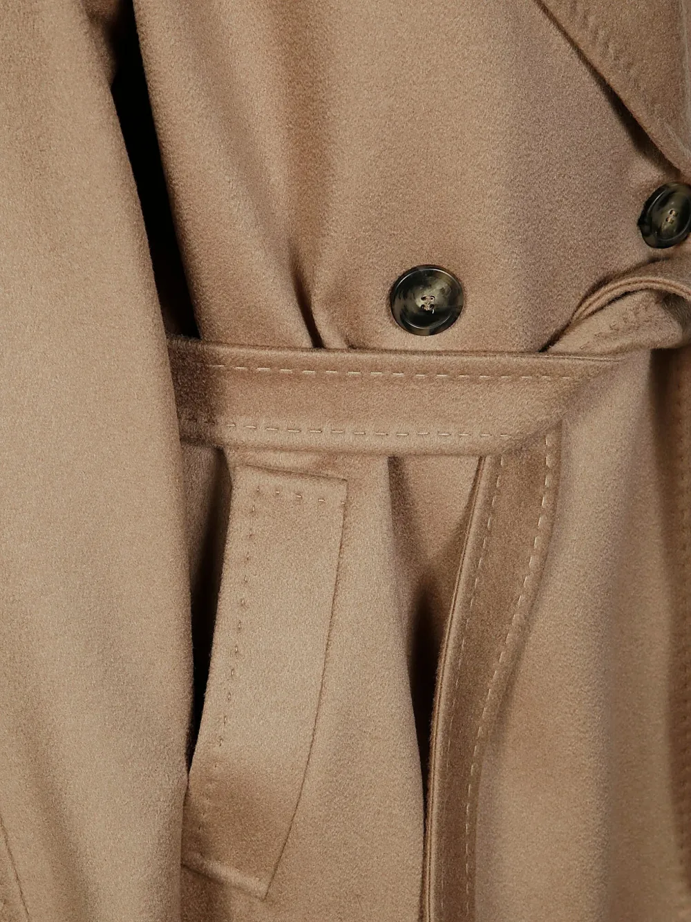 Weekend Max Mara Double-breasted Coat In Brown