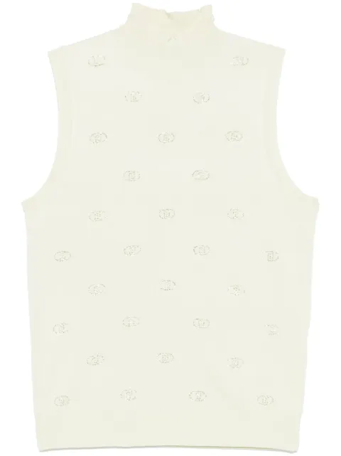 LIU JO logo-embellished vest