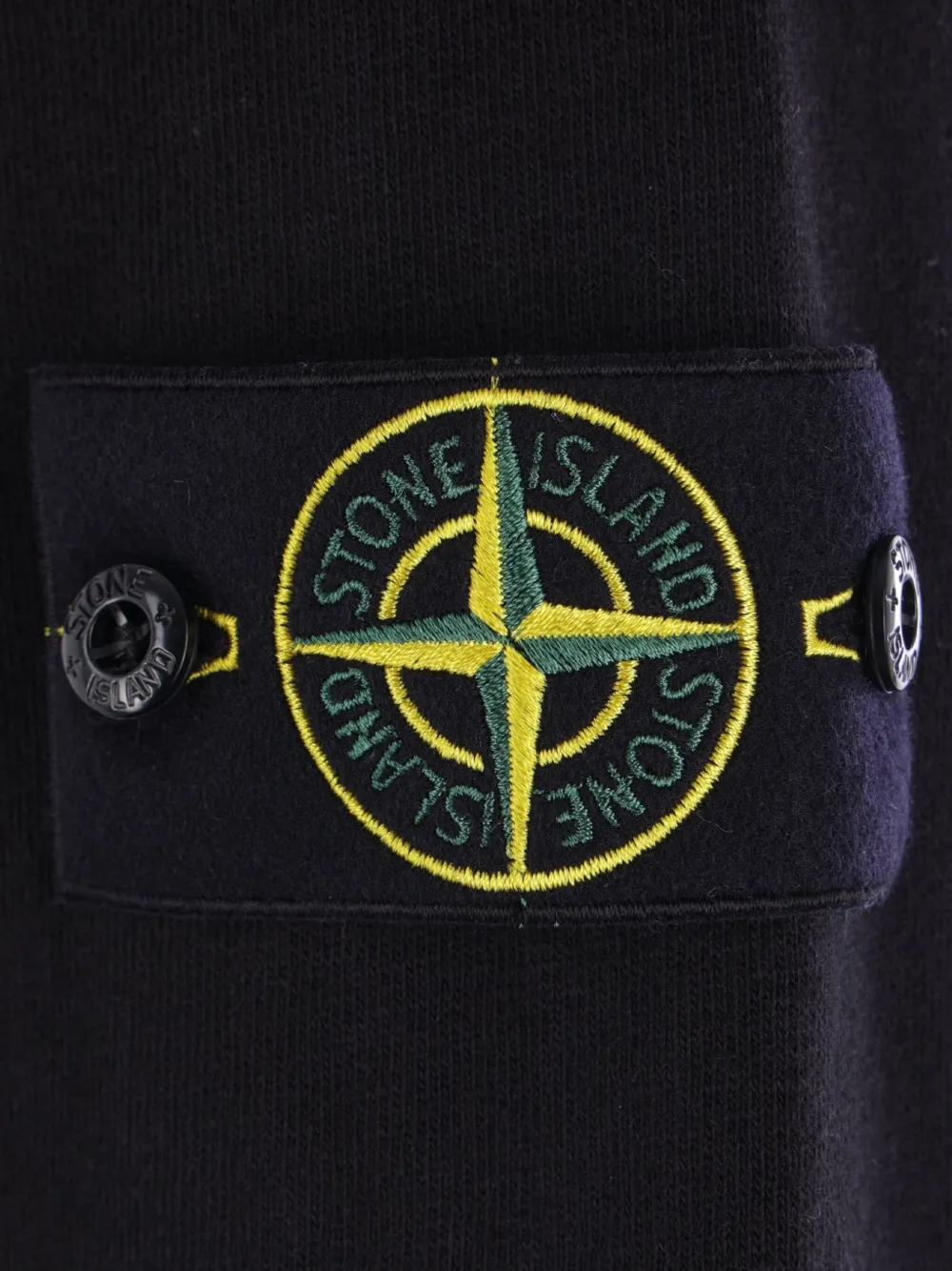 Stone Island Katoenen sweater Zwart