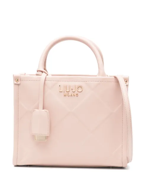 LIU JO logo-lettering tote bag