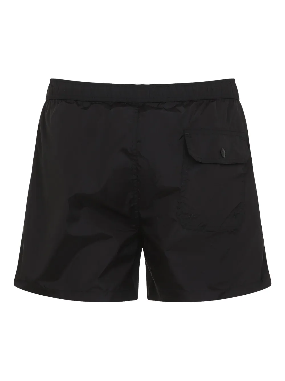 Moncler tricolour-trimmed swim shorts - Zwart