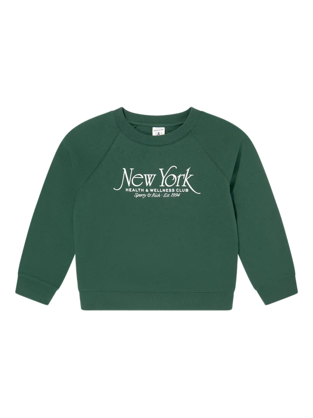 SPORTY & RICH KIDS Sweater met logoprint Groen