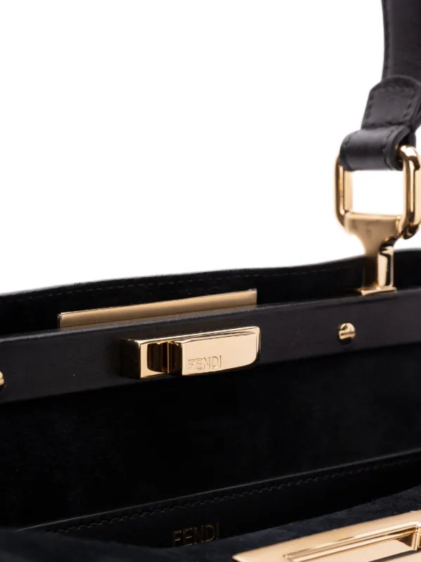 FENDI Peekaboo Tote Bag | Black | FARFETCH