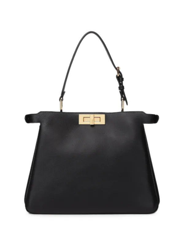 FENDI ピーカブー ハンドバッグ | ブラック | FARFETCH JP