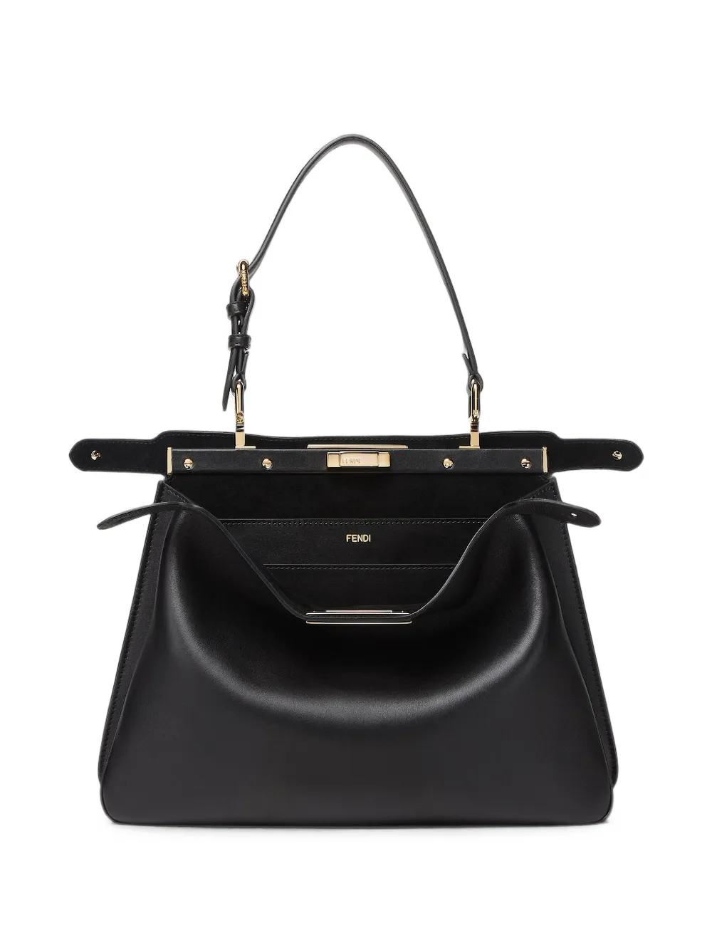 FENDI ピーカブー ハンドバッグ | ブラック | FARFETCH JP
