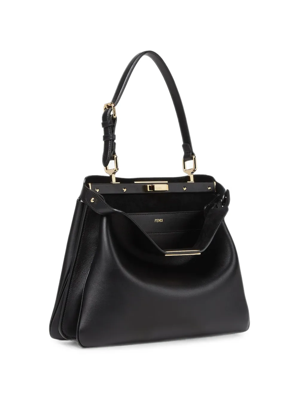 FENDI ピーカブー ハンドバッグ ブラック FENDI ピーカブー ハンドバッグ | ブラック | FARFETCH JP