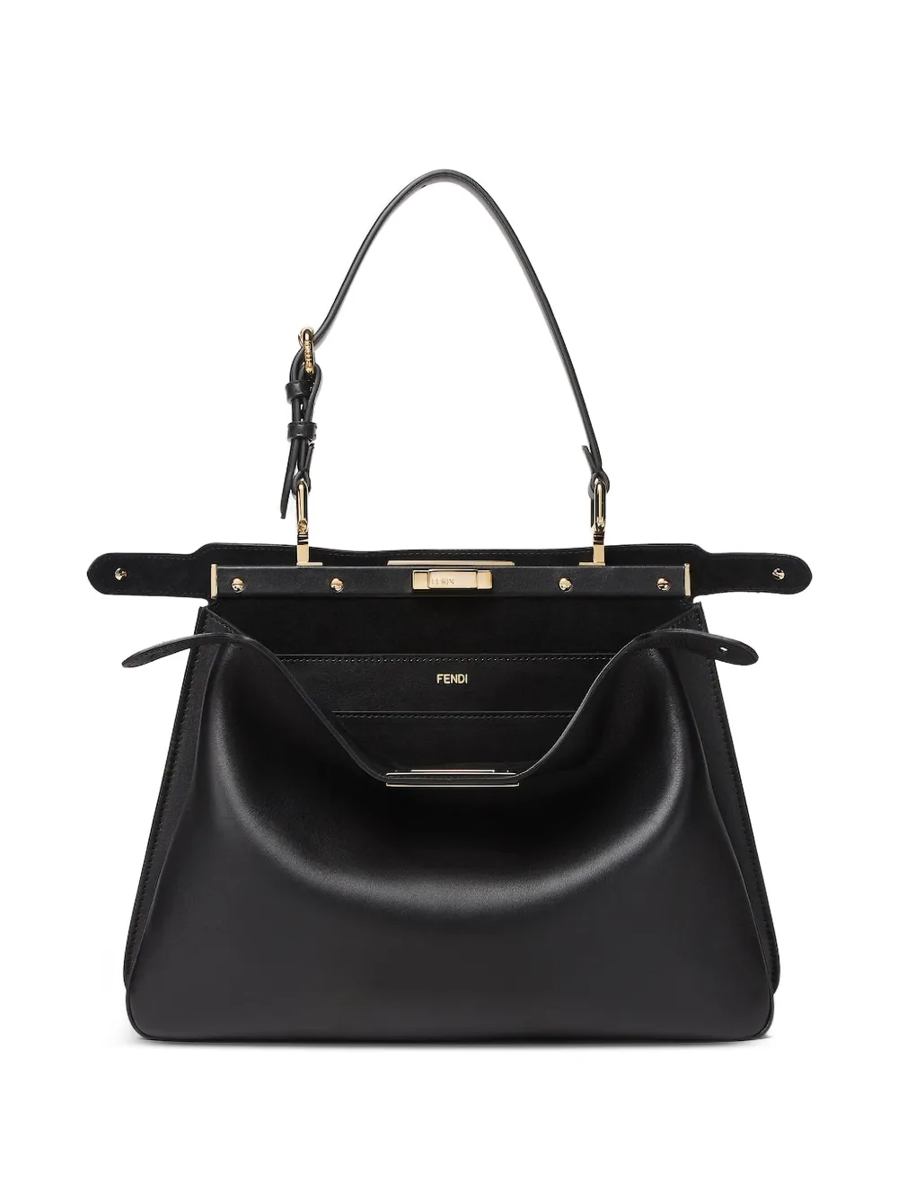 FENDI ピーカブー ハンドバッグ | ブラック | FARFETCH JP