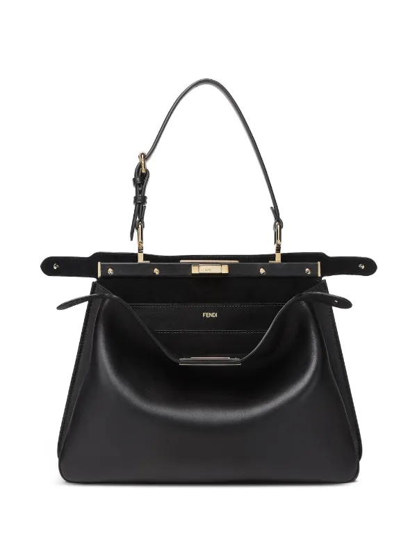FENDI Peekaboo ハンドバッグ FENDI ピーカブー ハンドバッグ | ブラック | FARFETCH JP
