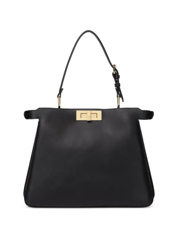 FENDI ピーカブー ハンドバッグ | ブラック | FARFETCH JP