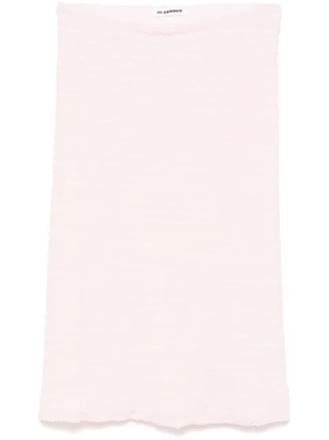 Jil Sander crepe jersey midi skirt