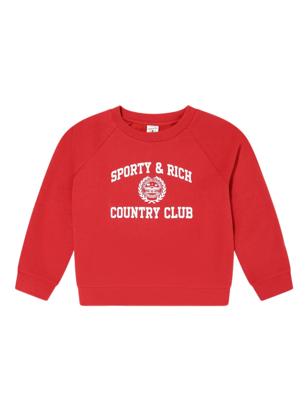 SPORTY & RICH KIDS Sweater met logoprint Rood