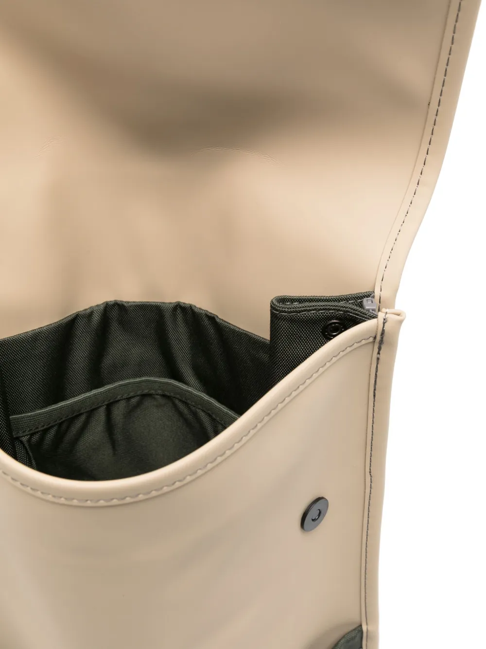 Shop Rains Mini Mix Backpack In Neutrals