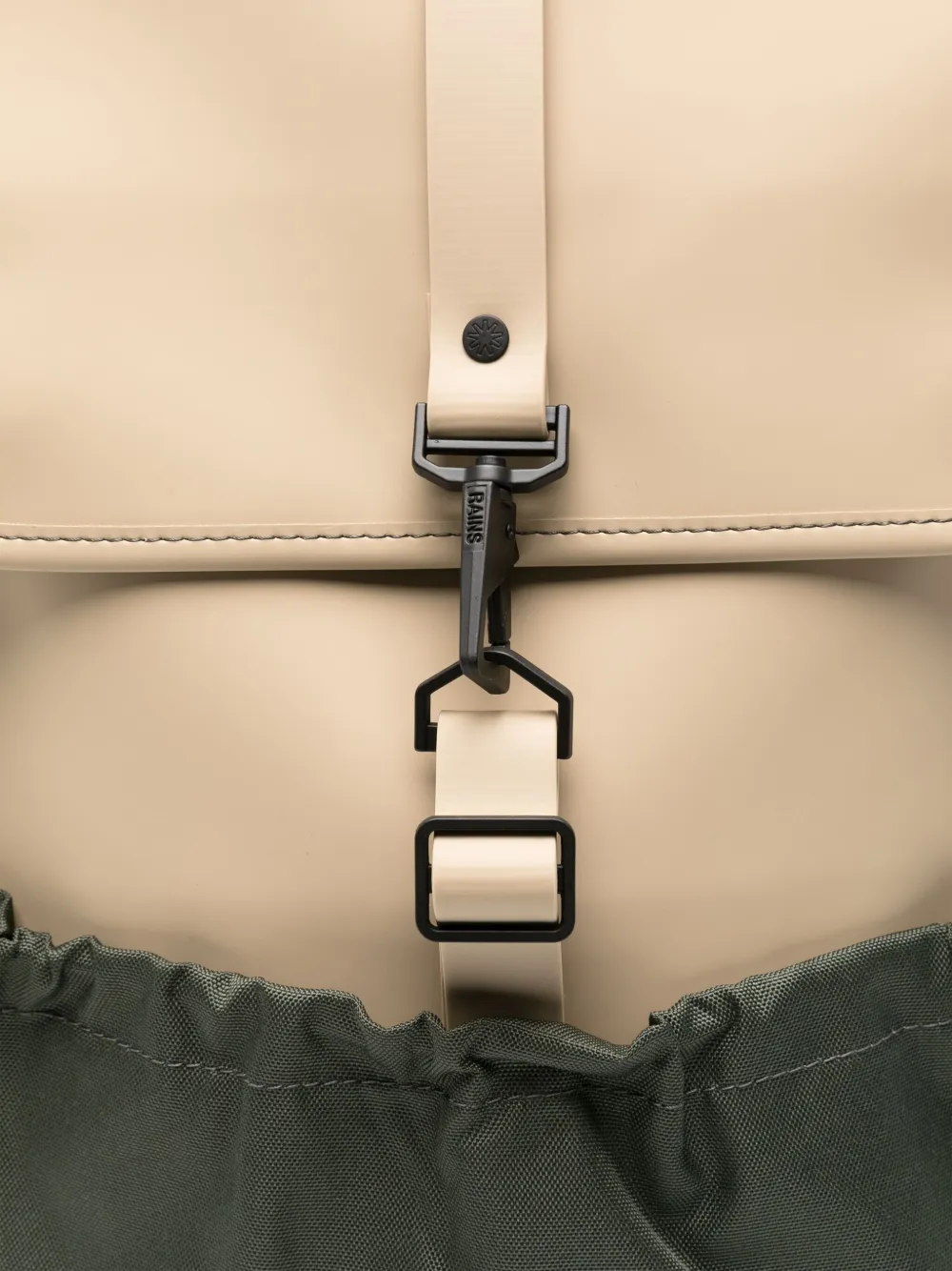 Shop Rains Mini Mix Backpack In Neutrals
