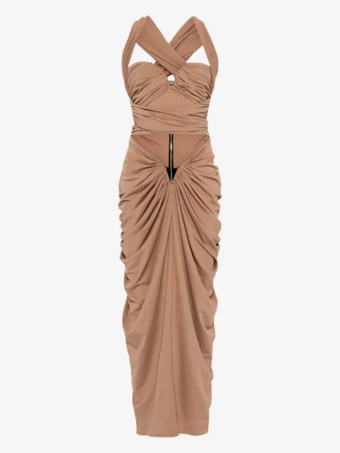 MITILIANE COUTURE draped maxi dress