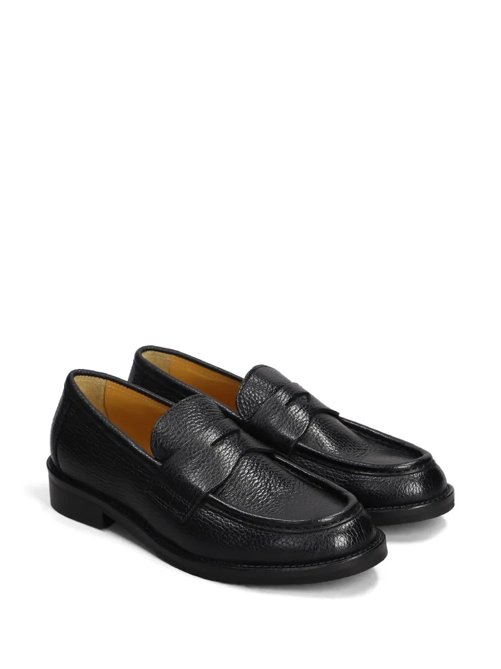 Veni leather loafers Black