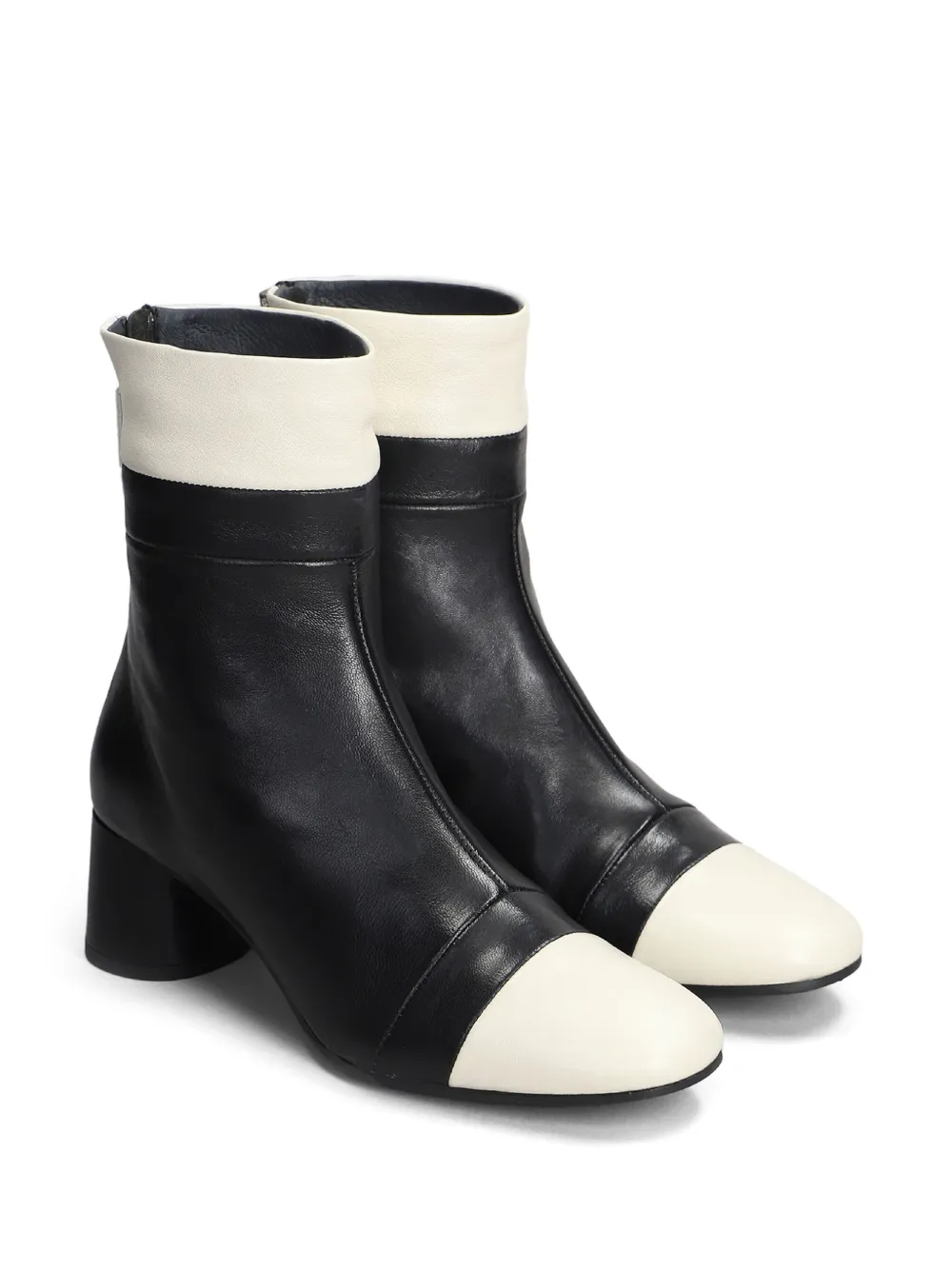 Pedro Miralles 50mm two-tone boots Black