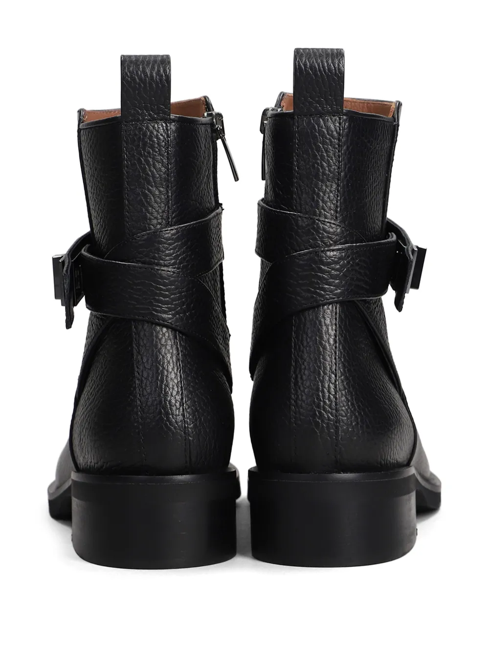 Evaluna 40mm leather boots Black