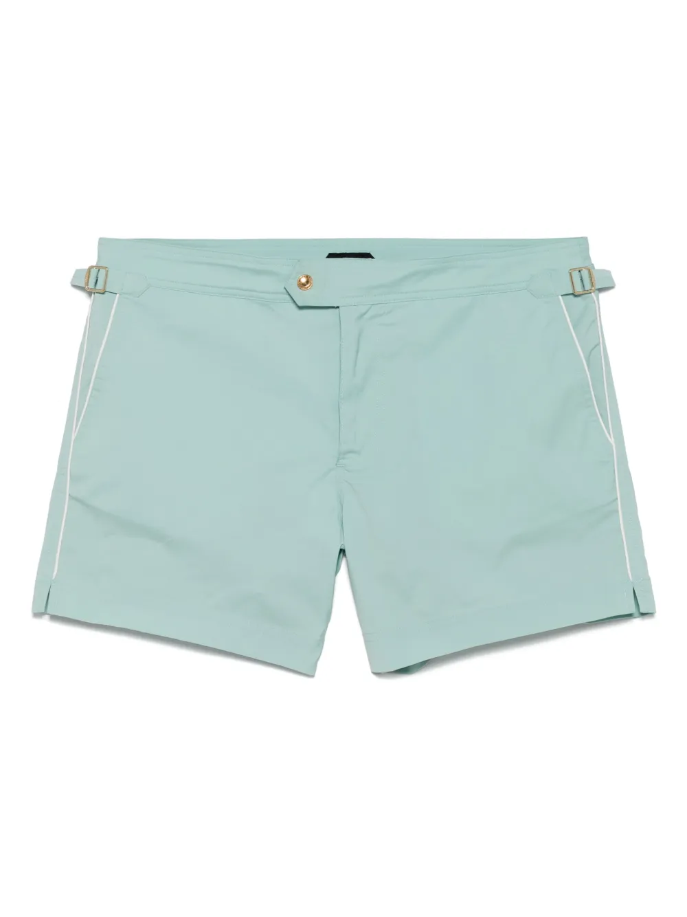 TOM FORD contrast-trim swim shorts Blauw