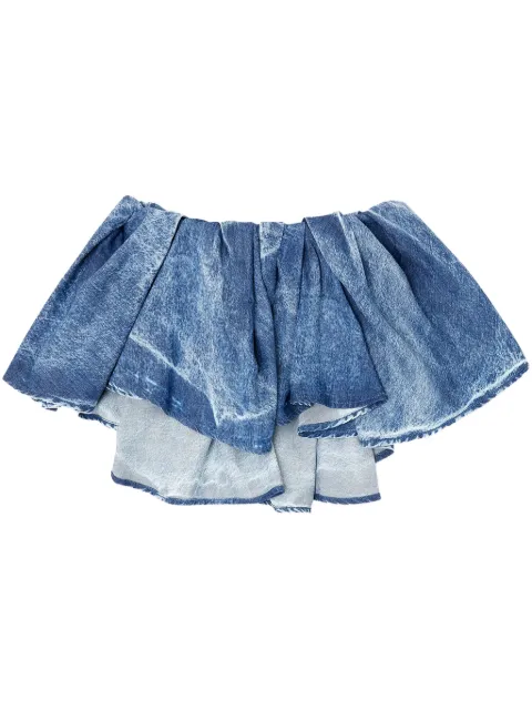 Diesel asymmetric denim skirt