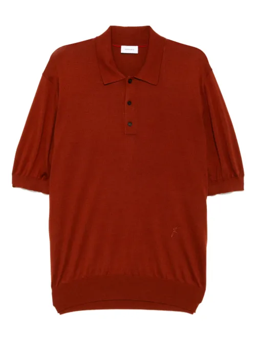 Knitted polo shirt - Ferragamo - Modalova