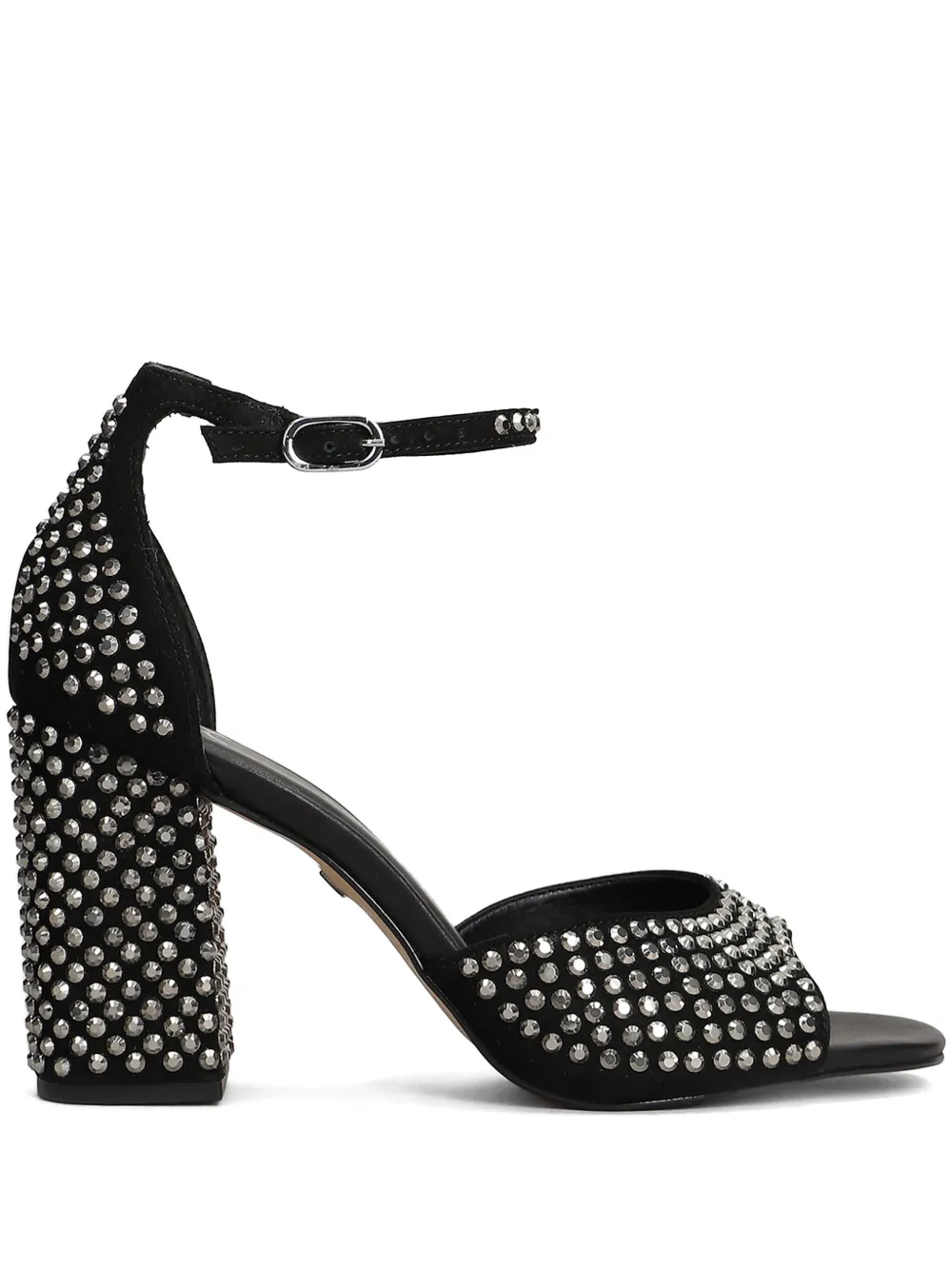 CARRANO 90mm crystal-embellished sandals Black