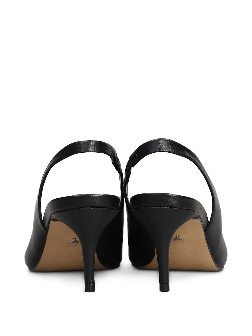 Carrano 70mm Leather Pumps In Black